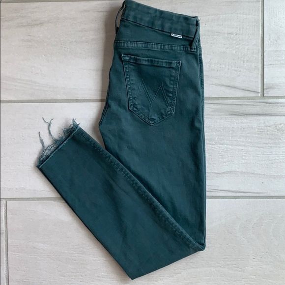 MOTHER Denim - Mother the looker fray ankle skinny jeans size 25
